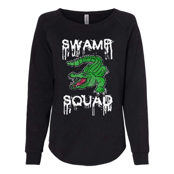 Swamp Squad Alligator Womens California Wash Sweatshirt