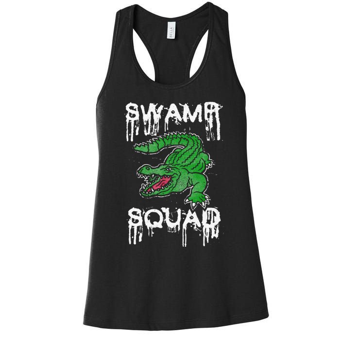 Swamp Squad Alligator Women's Racerback Tank