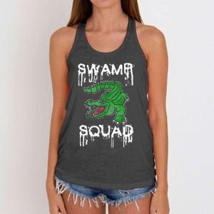 Swamp Squad Alligator Women's Knotted Racerback Tank