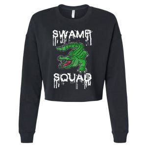 Swamp Squad Alligator Cropped Pullover Crew