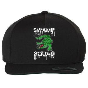 Swamp Squad Alligator Wool Snapback Cap