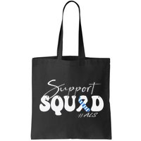 Support Squad ALS Awareness Blue & White Ribbon Bag