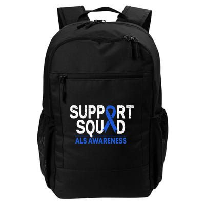 Support Squad ALS Awareness Month Blue Ribbon Support Team Backpack