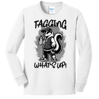 Spray Stripes: A SkunkS Tail Of Graffiti Tagging Kids Long Sleeve Shirt