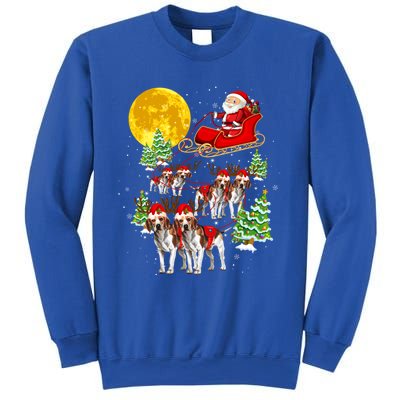 Santa Sleigh And Beagle Dogs Xmas Pajama Merry Christmas Boys Cute Gift Sweatshirt