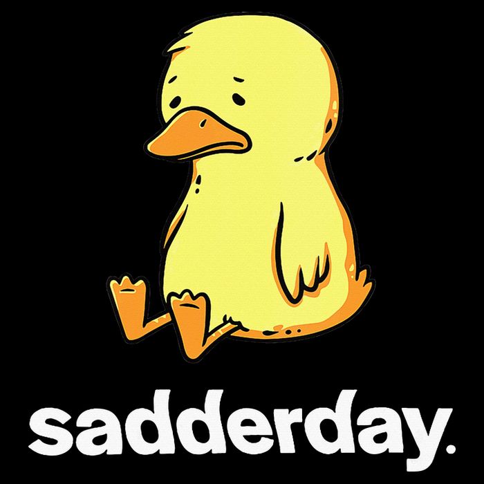 Sadderday Sad As Duck Performance Shirt