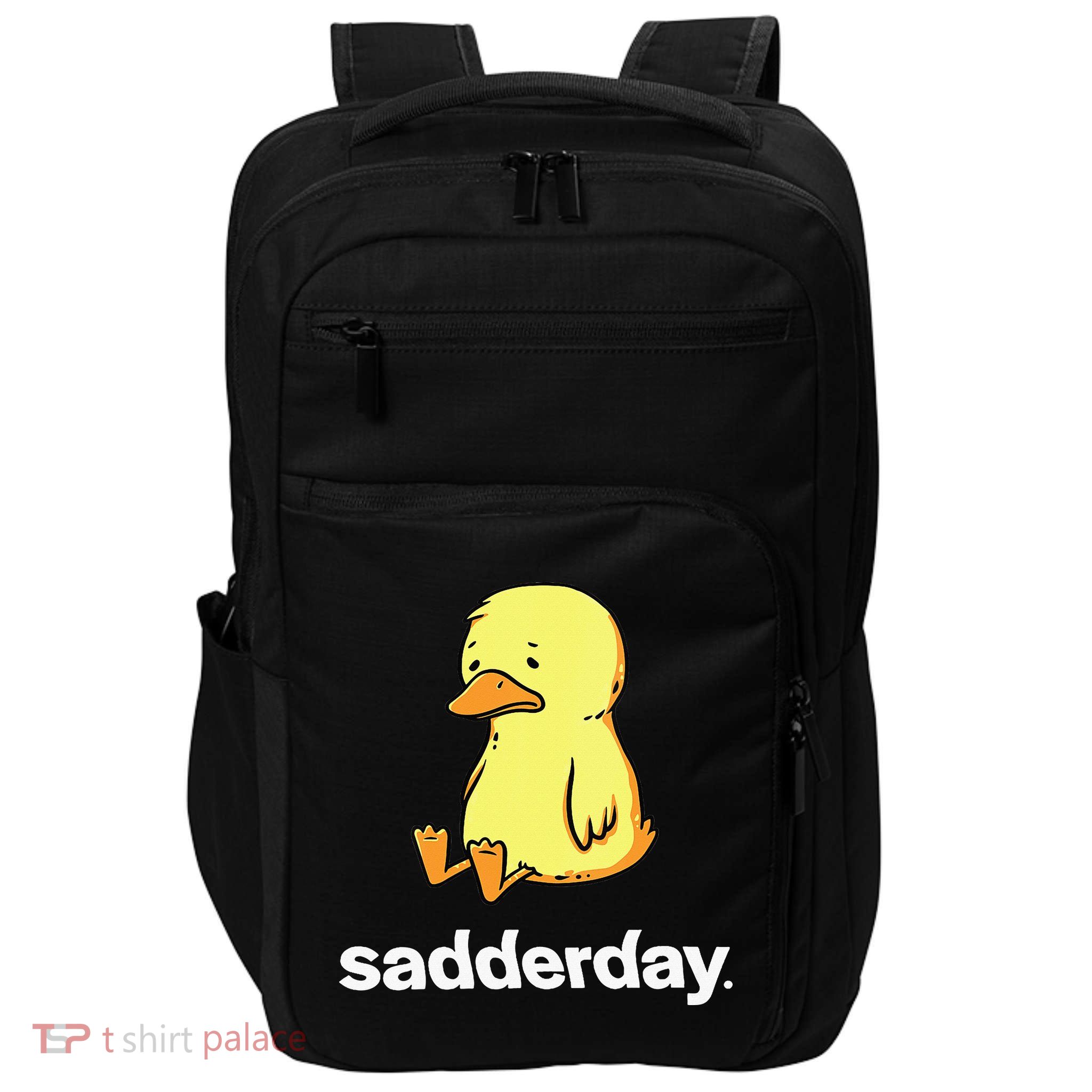 Sadderday Sad As Duck Impact Tech Backpack