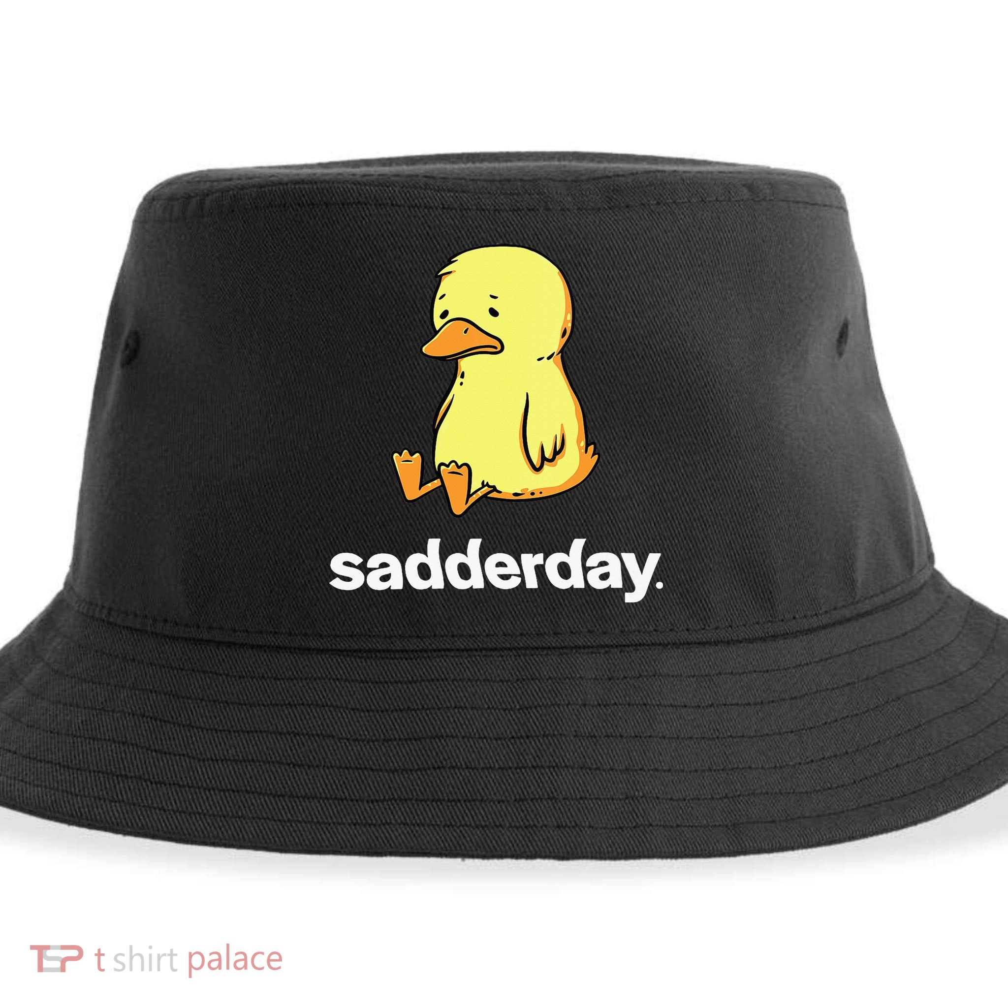 Sadderday Sad As Duck Sustainable Bucket Hat