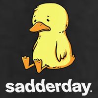 Sadderday Sad As Duck Golf Towel