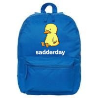Sadderday Sad As Duck 16 in Basic Backpack