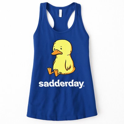 Sadderday Sad As Duck Womens Tank Top