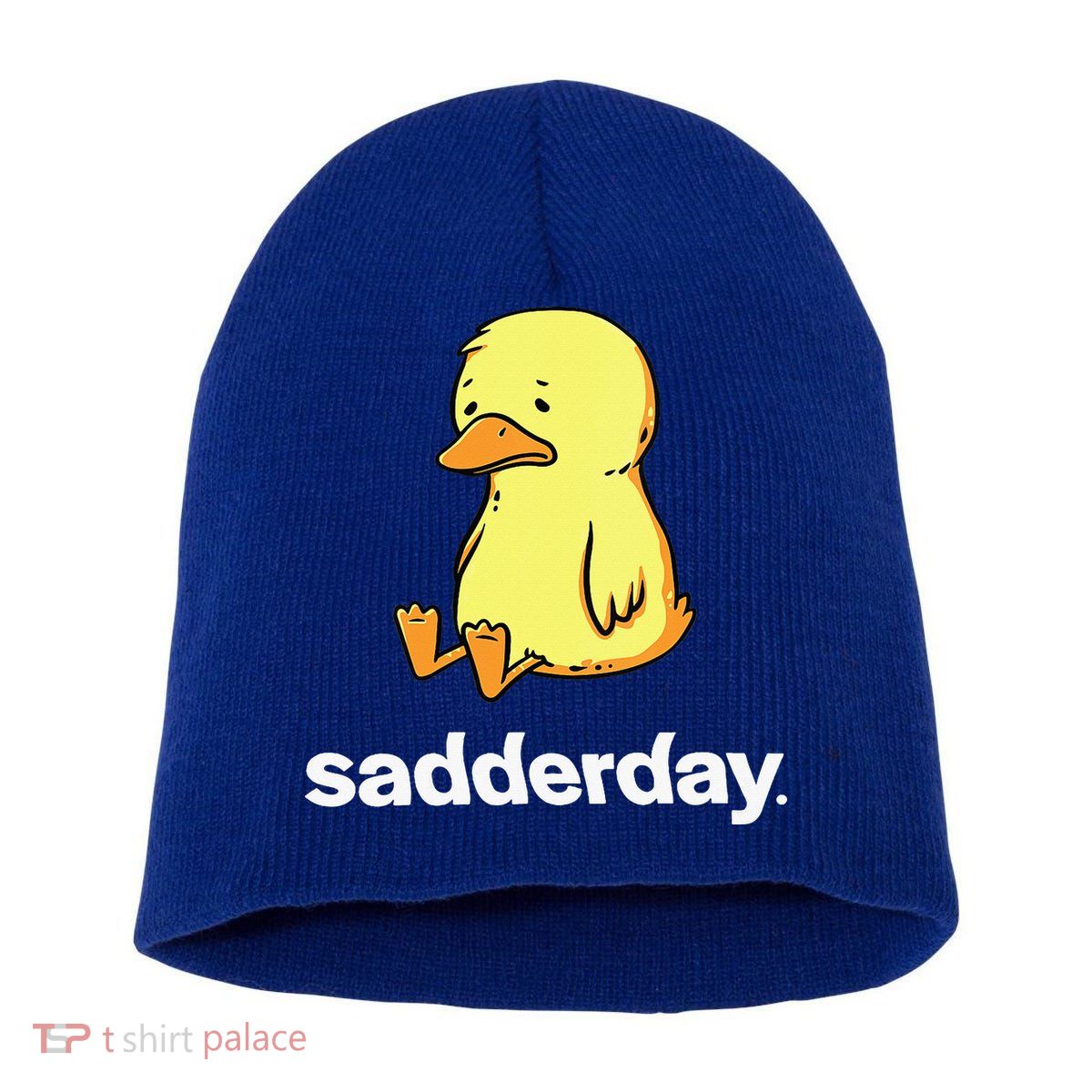 Sadderday Sad As Duck Short Acrylic Beanie