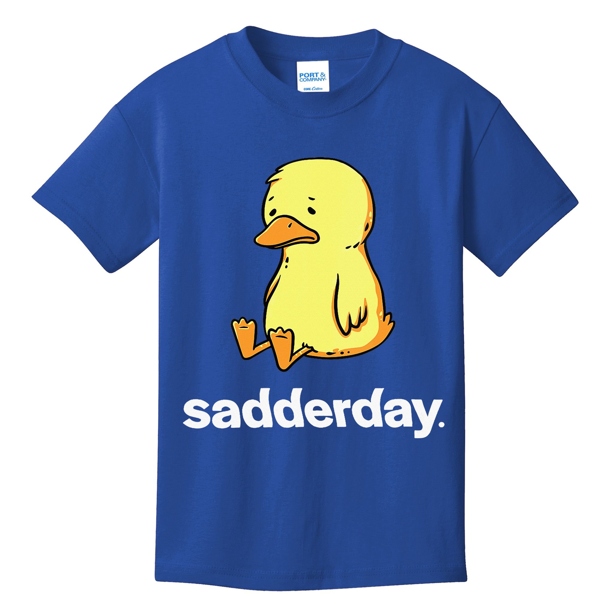 Sadderday Sad As Duck Kids T-Shirt