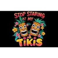 Stop Staring At My Tikis Aloha Summer Bumper Sticker