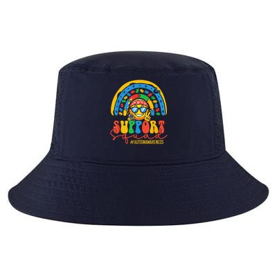 Support Squad Autism Awareness Rainbow Cool Comfort Performance Bucket Hat