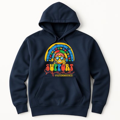 Support Squad Autism Awareness Rainbow Hoodie