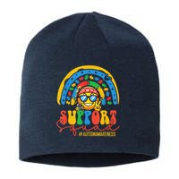 Support Squad Autism Awareness Rainbow Sustainable Beanie