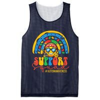 Support Squad Autism Awareness Rainbow Mesh Reversible Basketball Jersey Tank