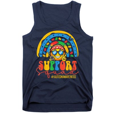 Support Squad Autism Awareness Rainbow Tank Top