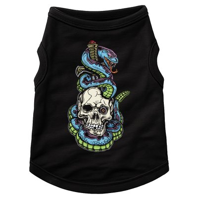 Snake Skull And Dagger Tattoo Doggie Tank