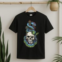 Snake Skull And Dagger Tattoo T-Shirt