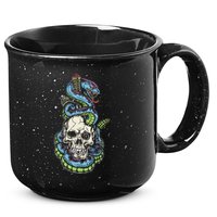 Snake Skull And Dagger Tattoo 15oz Campfire Ceramic Mug