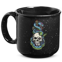 Snake Skull And Dagger Tattoo 15oz Campfire Ceramic Mug