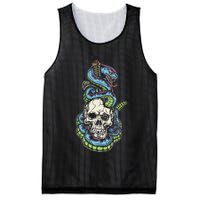 Snake Skull And Dagger Tattoo Mesh Reversible Basketball Jersey Tank