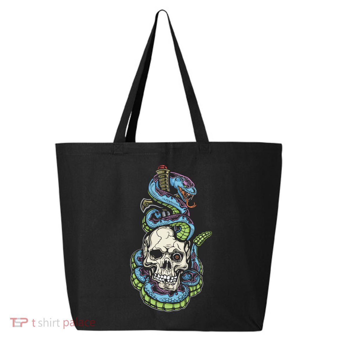 Snake Skull And Dagger Tattoo 25L Jumbo Tote