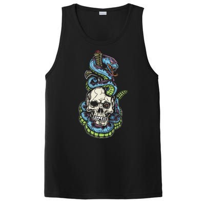 Snake Skull And Dagger Tattoo PosiCharge Competitor Tank