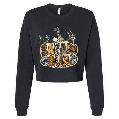 Safari Squad African Animal Costume Cropped Pullover Crew