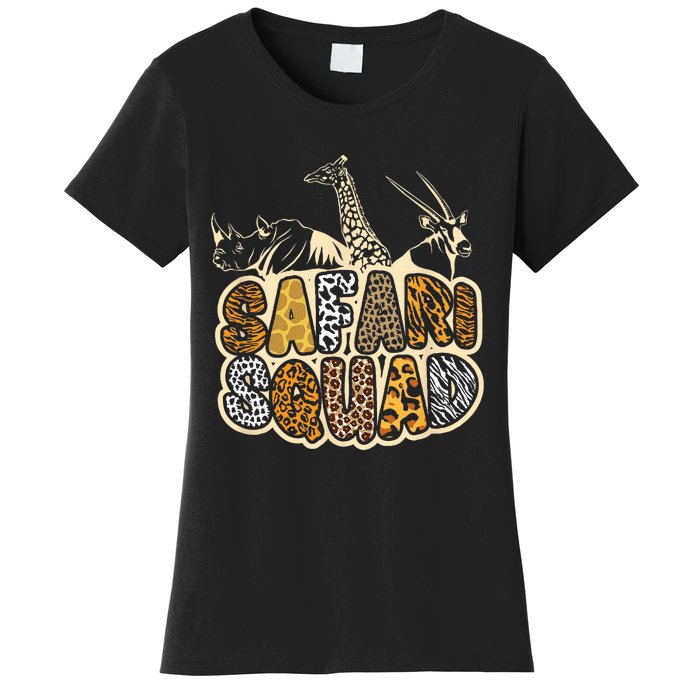 Safari Squad African Animal Costume Women's T-Shirt