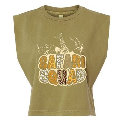 Safari Squad African Animal Costume Garment-Dyed Women's Muscle Tee