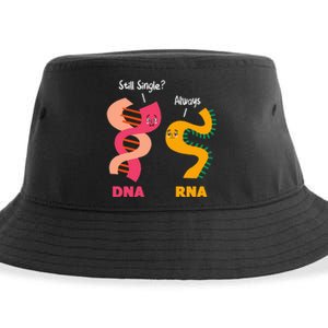 Still Single Always DNA RNA Chains Biology Lover Biochemist Sustainable Bucket Hat