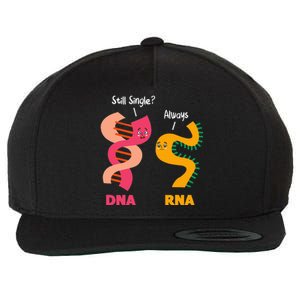 Still Single Always DNA RNA Chains Biology Lover Biochemist Wool Snapback Cap