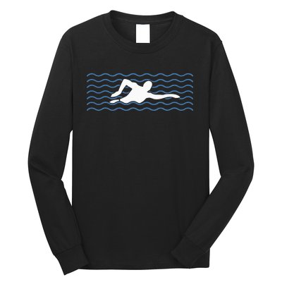 swimmer swimmers and swimming swimming swim Long Sleeve Shirt