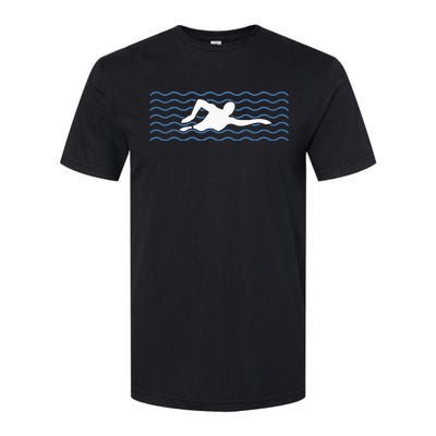 swimmer swimmers and swimming swimming swim Softstyle® CVC T-Shirt