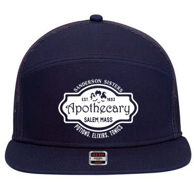 Sanderson Sisters Apothecary 7 Panel Mesh Trucker Snapback Hat