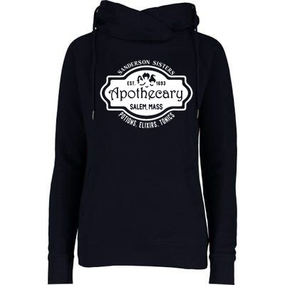 Sanderson Sisters Apothecary Womens Funnel Neck Pullover Hood