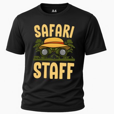Safari Staff Art For Women Zookeeper Costume Zoo Jungle Cooling Performance Crew T-Shirt