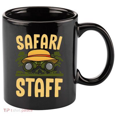 Safari Staff Art For Women Zookeeper Costume Zoo Jungle 11oz C Handle Ceramic Mug