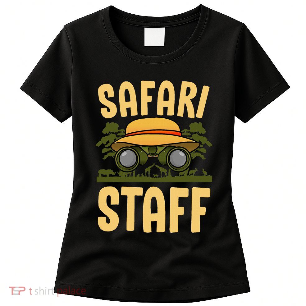 Safari Staff Art For Women Zookeeper Costume Zoo Jungle Womens T-Shirt