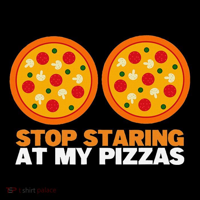 Stop Staring At My Pizza Party Women Funny Pizza Impact Tech Backpack