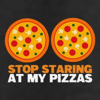 Stop Staring At My Pizza Party Women Funny Pizza 11oz C Handle Ceramic Mug