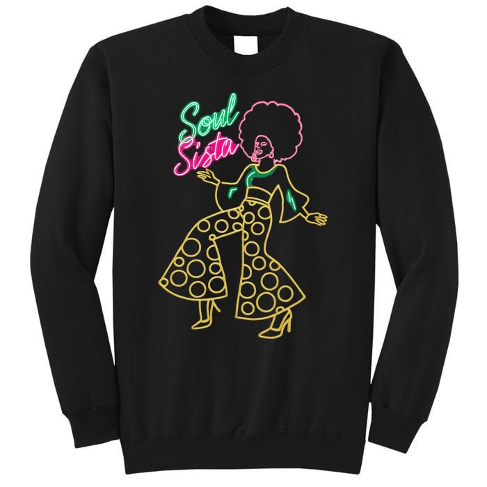 Soul Sista Afro 70s Soul Music Retro Disco Black Funk Lovers Sweatshirt