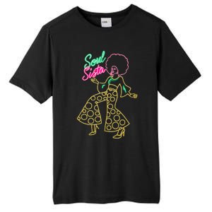 Soul Sista Afro 70s Soul Music Retro Disco Black Funk Lovers Tall Fusion ChromaSoft Performance T-Shirt