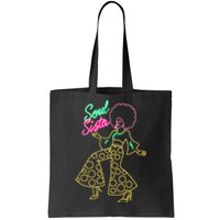 Soul Sista Afro 70s Soul Music Retro Disco Black Funk Lovers Tote Bag