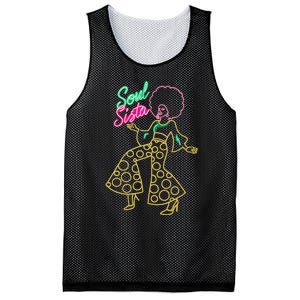 Soul Sista Afro 70s Soul Music Retro Disco Black Funk Lovers Mesh Reversible Basketball Jersey Tank