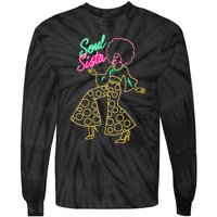 Soul Sista Afro 70s Soul Music Retro Disco Black Funk Lovers Tie-Dye Long Sleeve Shirt