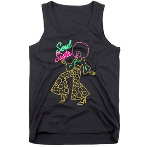 Soul Sista Afro 70s Soul Music Retro Disco Black Funk Lovers Tank Top